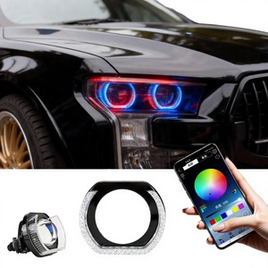 ไฟวงแหวน LED Angel Eye ควบคุมผ่านแอพฯ สำหรับไฟวิ่งกลางวัน หลากสีสัน กันน้ำระดับ IP68 สำหรับติดตั้งเพิ่มเติม - Product Image 4