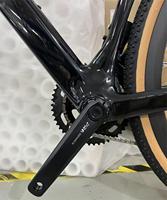Vélo de route électronique sans fil 24 vitesses, cadre mixte en fibre de carbone, freins à disque hydrauliques, vélo de gravier de qualité V3