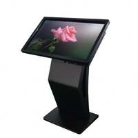 Kiosco Inteligente Horizontal con Pantalla Táctil Infrarroja de 55 Pulgadas, Señalización Digital LCD, Pantalla Interactiva de Información para Orientación