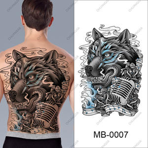 Hombre <span class=keywords><strong>mujer</strong></span> cuerpo <span class=keywords><strong>tatuaje</strong></span> arte decoración León Lobo impermeable <span class=keywords><strong>tatuaje</strong></span> temporal pegatina gran tigre Rosa <span class=keywords><strong>brazo</strong></span> espalda - Product Image 2