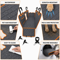 Housse de siège auto pour chien OEM&ODM, grand espace, pliable, antidérapante, durable, réglable, anti-rayures, coussin d'extension de siège auto, compatible avec toutes les voitures