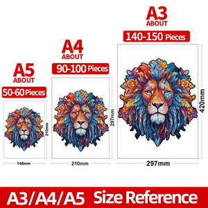 Puzzles en <span class=keywords><strong>bois</strong></span> 3D personnalisés en usine Forme unique DIY Puzzles éducatifs pour enfants et famille Fermeture à bouton ODM - Product Image 6