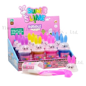 2022 סיטונאי ג 'לי רך צבעוני רועש מרק רפש ביצוע ערכת שאינו רעיל לפוצץ בועת ארנב צורת רפש מרק ערכת עבור ילדים - Product Image 6