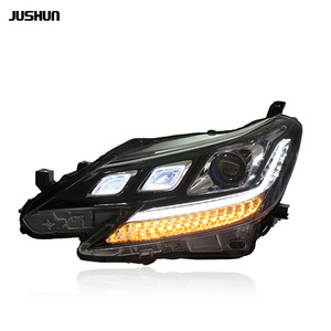 Ensemble de phares Jushun Toyota Reiz avec feux de jour à LED, clignotants séquentiels, projecteur bi-xénon 2013-2017 - Product Image 3