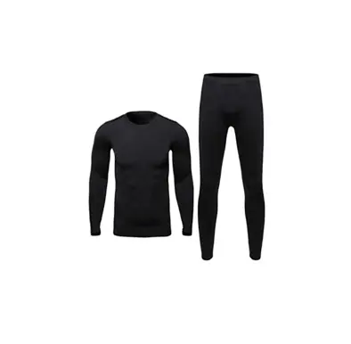 Custom Men Thermal Underwear Base Layer Set Winter Skiing Warm Top Merino Wool Thermal Long Johns