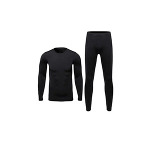 <span class=keywords><strong>Sous</strong></span>-vêtement thermique en laine mérinos personnalisé pour hommes, ensemble de couches de base pour le ski en <span class=keywords><strong>hiver</strong></span>, haut long et chaud personnalisable - Product Image 1