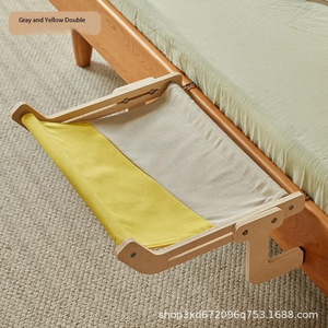 Hamac suspendu pour chat en bois massif, toutes saisons, transfrontalier, amovible, lavable, idéal pour balcons ou lits. - Product Image 3
