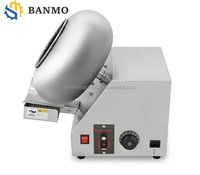BANMO Professionelle Automatische Tisch-Zuckerbeschichtungs- und Poliermaschine aus Edelstahl für Pillen, Süßigkeiten und Nüsse