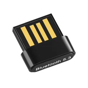 Transmissor USB Bluetooth Adaptador para PC, fone de ouvido Bluetooth 5.3 Dongle, receptor de áudio, mouse, fone de ouvido, alto-falante sem fio