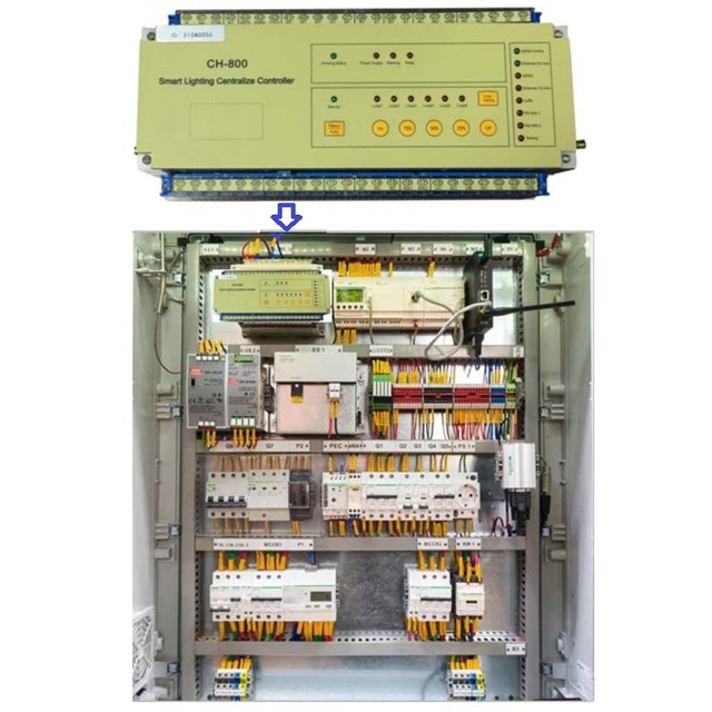 Street Light Controller Centralized Control Monitoring System CCMS Cloud Computing AC Smart Road LED Lighting IP66 CRI 80 80%