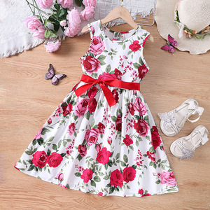 Vestido de Verano 2026 con Lazo para Niñas Pequeñas y Medianas, Venta al Por Mayor, Vestidos Casuales para Niños de Alta Calidad, Personalizados, OEM - Product Image 2