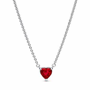 Nuevo ÉXITO DE VENTAS Collar con Colgante en Forma de Corazón Brillante de Plata de Ley 925 de la Serie Clásica, Ideal para Enamorados y Románticos - Product Image 3