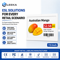 LEEKA Fabricante de Etiquetas Electrónicas de Estante Bluetooth de 7.5 Pulgadas, Etiquetas Digitales de Precio para Supermercados y Centros Comerciales