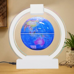 Design de <span class=keywords><strong>brevet</strong></span> globe magnétique en lévitation, flottant et rotatif pour la décoration de bureau et les cadeaux - Product Image 4