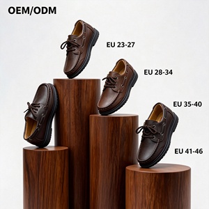 Zapatos Casuales de Hombre <span class=keywords><strong>CACATUA</strong></span>, Modelo A539-3, Negros, de PU, Tipo Náutico, con Cordones, Suela de Goma, Cómodos, Antideslizantes y Duraderos, OEM ODM - Product Image 1
