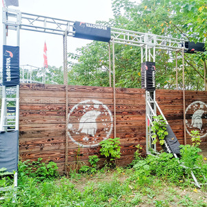 Thiết bị khóa học vượt chướng ngại vật ngoài trời người lớn và trẻ em thi đấu khóa học ngoài trời cấu trúc giàn vượt chướng ngại vật - Product Image 3