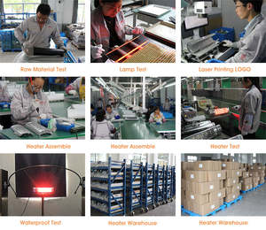 Radiateur infrarouge mural en aluminium anodisé argenté, noir, blanc, 1500W/2000W, LDHR006G-200 - Product Image 6