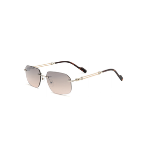 LMAMBA 3066S, Gafas de Sol de Diseño de Marca de Lujo, Hechas a Mano, de Alta Calidad, Lentes de Nailon Retro, Montura Cuadrada sin Aro, para Hombre y Mujer - Product Image 5