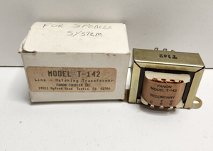 Plc New Old Stock <strong>Fanon</strong> Line Matching Transformer T-142 Warranty Product - Product Image 1