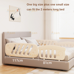 <span class=keywords><strong>Barrière</strong></span> de sécurité portable pour <span class=keywords><strong>lit</strong></span> d'enfant, <span class=keywords><strong>bébé</strong></span> ou tout-petit, longueur 81 ou 118 cm - Product Image 3