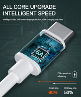Cable USB a Tipo-C de Carga Súper Rápida de 66W, Cable de Datos USB de Carga Rápida de 6A para Transmisión de Datos