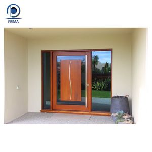 Puerta Pivotante de Madera Maciza de Roble de Lujo Prima, Puerta Exterior Moderna para Casa, Villa, Seguridad, Insonorización, Aislamiento Térmico, <span class=keywords><strong>Entrada</strong></span> de Hotel - Product Image 4