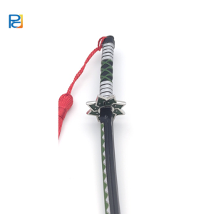 ดาบอะนิเมะป๊อปอัพทำจากอัลลอยด์ออกแบบได้ตามต้องการดาบอะนิเมะที่ใช้ตกแต่งด้วยดาบโลหะอนิเมะสำหรับฆ่าปีศาจ shinazugawa <span class=keywords><strong>sanemi</strong></span> - Product Image 6