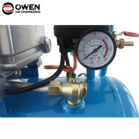 Haute performance BM-2024 24L 8 bar peinture piston compresseur d'air à entraînement direct 2HP Portable Piston Compresseur d'air