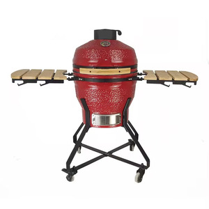Vente directe d'usine, barbecue en céramique d'extérieur de 18 pouces, fumoir, barbecue au charbon de bois, feu de camp, camping et poulet rôti - Product Image 1