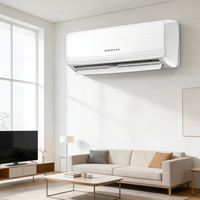 Solution d'air à onduleur moderne, flux d'air de refroidissement puissant, climatiseur à double fonction, unité de climatisation domestique, système de climatisation divisé, climatiseur divisé pour la maison