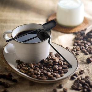 Cuillère à café en acier inoxydable 18/8, cuillère suspendue en métal originale, cuillère à sucre pour café - Product Image 6