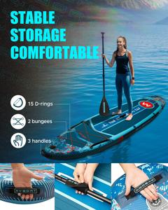 Tabla de Surf Inflable Personalizada, Marca P.F, Modelo MY09/3, Portátil, Proveedor Chino con Certificación CE OEM, Venta al Por Mayor - Product Image 3