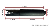 Sonde de pH industrielle en ligne RS485 avec compensation de température pour le traitement des eaux usées, fabriquée en Chine continentale