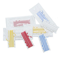 Boucles de vaisseaux en silicone médical personnalisé en bleu rouge blanc jaune pour veines nerfs tendons identification type de désinfection Eos