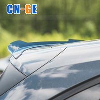 Extension d'aileron arrière noir brillant en plastique ABS pour Ford PUMA Standard Hatchback 2019 + accessoires d'aileron d'aile de toit