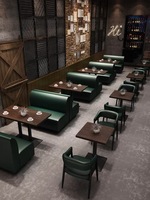 Meubles de restaurant : Canapés en similicuir pour bar et café, tables à manger en fer, ensembles de salle à manger – Prix avantageux