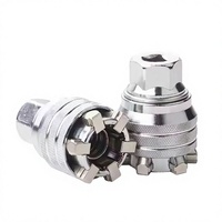 Clé à cliquet manuelle multifonctionnelle de qualité industrielle en acier au carbone 14 mm, adaptateur de perceuse 3/8, douille hexagonale multi-usage