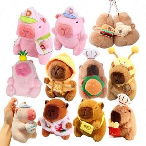 Capybara <b>Stuffed</b> Animal <b>Toy</b> Cute Plush Keychains Backpack Charms for Women Kids; Festive Holiday Decorations Gift for Collectors - Product Image 5