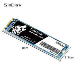 Simdisk OEM / ODM M.2 SATA 2280 64GB 128GB 256GB 512GB 1TB M2 SATA SSD unità a stato solido per Desktop portatile
