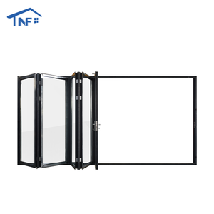 Puerta Plegable de Vidrio Impermeable de Aleación de Aluminio de Alta Transparencia Moderna <span class=keywords><strong>para</strong></span> Balcón de Hotel - Product Image 6