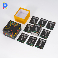 Tarjeta de Juego Personalizada Premium para Fiestas Familiares Nocturnas, Cartulina Gruesa con Acabado Mate, Ecológica, MOQ Bajo