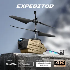 Helikopter Mini Drone Cerdas Penghindar Rintangan Remote Wifi Pengendali Telepon Pesawat Mainan Drone dengan Aksesori