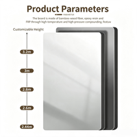Mirror Panel for Interior Decoration & Wedding Ceiling, High Gloss PVC Carbon Crystal Wall Panel Decorative Mirror Wall Cladding