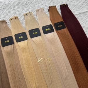 Extensioni per capelli Genius Weft invisibili sottili russi americani 2026, doppia trama, volume, capelli umani <span class=keywords><strong>a</strong></span> doppia trama - Product Image 3