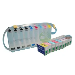 9 renkler/Set T8501 T8501-T8509 ile boş doldurulabilir mürekkep kartuşu sıfırlama çipi Epson SureColor P800 SC-P800 yazıcı 80 mL/adet