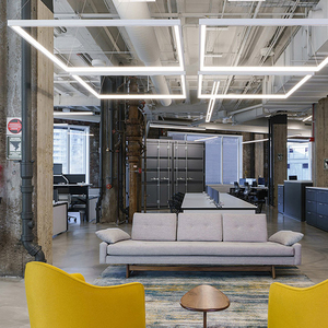 Tam Giác Hình Dạng Treo Dẫn Ánh Sáng Tuyến Tính CCT Tunable Hiện Đại Trực Tiếp Và Gián Tiếp Văn Phòng Pendant <span class=keywords><strong>Light</strong></span> - Product Image 3