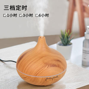 Difusor de Aroma Ultrasónico con Acabado Madera, 300 ml, con Luz LED, para Uso en el Hogar y Dormitorio - Product Image 4