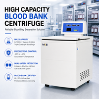 Centrifugeuse réfrigérée de grande capacité pour banque de sang avec rotors oscillants