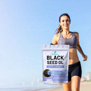 Capsule di Olio di Semi di Cumino Nero Naturale Solilan Integratore per la Salute del Sistema Immunitario <span class=keywords><strong>e</strong></span> della Pelle con Vitamina <span class=keywords><strong>E</strong></span> - Product Image 2