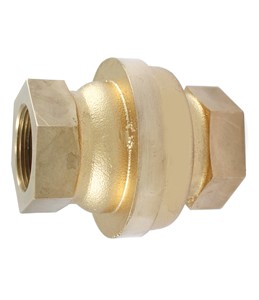 Válvula de Retención Vertical de Bronce de Calidad Premium con Asientos de Acero Inoxidable Renovable y Rosca Hembra para Plantas - Product Image 4